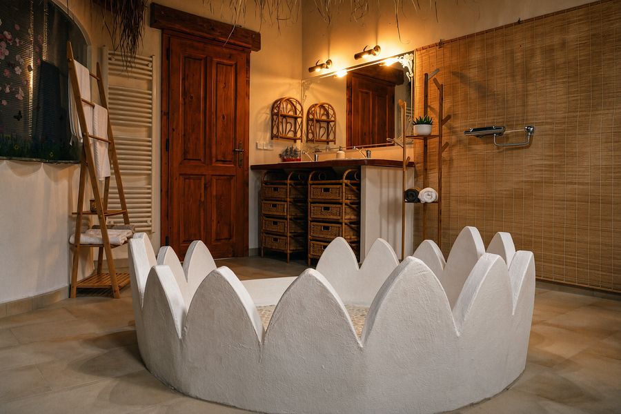 Bathroom with a bath