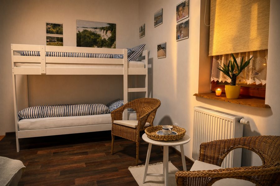 Bedroom with a bunk bed